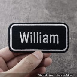 ORIGINAL Iron On Patches Apparel Sewing Fabric Handmade Appliques For Clothing Music Stickers Badges Parche BLACK