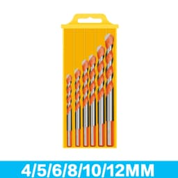 3-12mm Multifunctional Glass Drill Bit Triangle Diamond Drill Set Ceramic Tile Concrete Brick Wood Punching Hole Saw Metal Drill