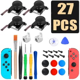25In1 Joycon Joystick Replacement Kit for Nintendo Switch Ns Left Right Controller Repair Parts 3D Analog Thumb Stick Accessory