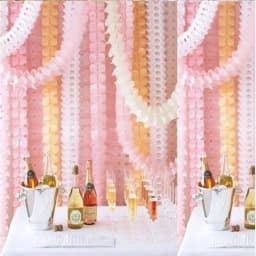 3.6M Four Leaf Clover Paper Tinsel Garlands for Baby Shower Wedding Birthday Party Backdrop Home DIY Decoration Craft Supplies