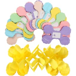 3.6M Four Leaf Clover Paper Tinsel Garlands for Baby Shower Wedding Birthday Party Backdrop Home DIY Decoration Craft Supplies