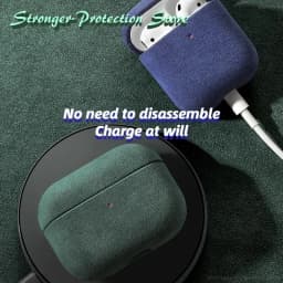 Italian Suede Leather Case For AirPods Pro 3 For AirPods Pro 2 AirPods 5 4 3 Case Luxury Artificial Leather All Inclusive Case