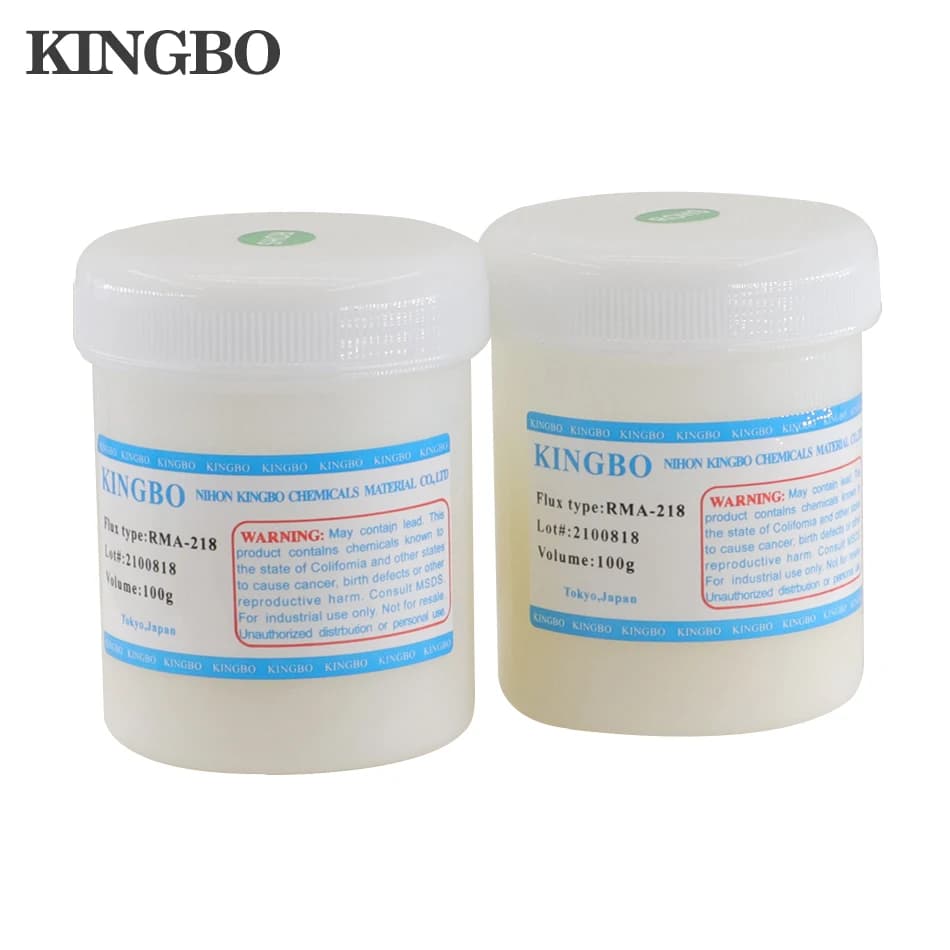 KINGBO RMA-218 BGA Solder Flux Paste Solder 100g for SMT Reballing