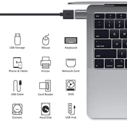 USB-C to USB 3.0 Adapter USB Type-C Female to USB Male for MacBook Pro MacBook Air 2020 iPad Pro 2020 Type-C Devices