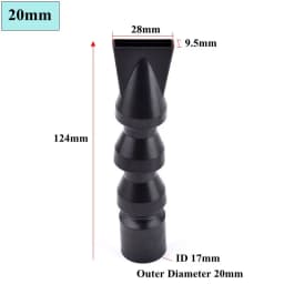 360degree Adjustable Nozzle Water Outlet Pipe Water Flow Nozzle Duckbill Duck Horn Trumpet Mouth Style for Aquarium Filter Pump