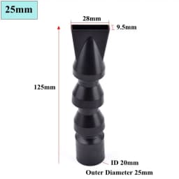 360degree Adjustable Nozzle Water Outlet Pipe Water Flow Nozzle Duckbill Duck Horn Trumpet Mouth Style for Aquarium Filter Pump