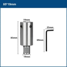 CMCP TCT/HSS Annular Cutter Pilot Pin 6.35mm 8mm Shank 77/90/102/127/160mm Long Pilot Pin Steel Plate Drill Accessories Tools