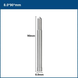 CMCP TCT/HSS Annular Cutter Pilot Pin 6.35mm 8mm Shank 77/90/102/127/160mm Long Pilot Pin Steel Plate Drill Accessories Tools