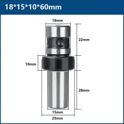 CMCP TCT/HSS Annular Cutter Pilot Pin 6.35mm 8mm Shank 77/90/102/127/160mm Long Pilot Pin Steel Plate Drill Accessories Tools