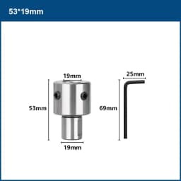 CMCP TCT/HSS Annular Cutter Pilot Pin 6.35mm 8mm Shank 77/90/102/127/160mm Long Pilot Pin Steel Plate Drill Accessories Tools