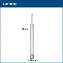 CMCP TCT/HSS Annular Cutter Pilot Pin 6.35mm 8mm Shank 77/90/102/127/160mm Long Pilot Pin Steel Plate Drill Accessories Tools