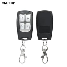 QIACHIP 433Mhz RF Remote Control Circuit Universal Wireless Switch DC 6V 12V 24V 4CH RF Relay Receiver and Keyfob Transmitter