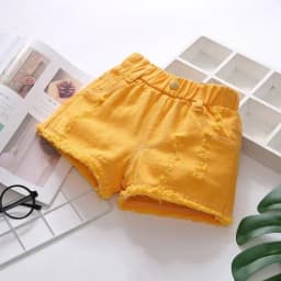 100-150 Cm Summer Girls Casual Shorts Baby Kids Children Wear