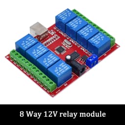 5V 12V 1 2 4 8 Channel USB Relay Control Switch Programmable Computer Control For Smart Home PC Intelligent Controller