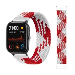 20mm 22mm Watch Straps For Amazfit GTS/4/3/2/2e/GTS2 Mini/GTR 4/3 pro/GTR2/2e/2 Braided solo loop Bracelet Amazfit bip 6 5 band