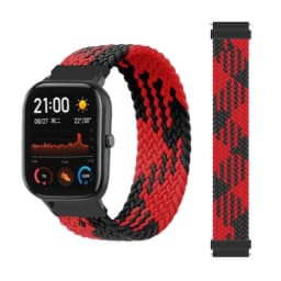 20mm 22mm Watch Straps For Amazfit GTS/4/3/2/2e/GTS2 Mini/GTR 4/3 pro/GTR2/2e/2 Braided solo loop Bracelet Amazfit bip 6 5 band