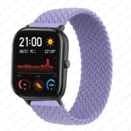20mm 22mm Watch Straps For Amazfit GTS/4/3/2/2e/GTS2 Mini/GTR 4/3 pro/GTR2/2e/2 Braided solo loop Bracelet Amazfit bip 6 5 band