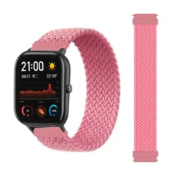 20mm 22mm Watch Straps For Amazfit GTS/4/3/2/2e/GTS2 Mini/GTR 4/3 pro/GTR2/2e/2 Braided solo loop Bracelet Amazfit bip 6 5 band