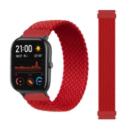 20mm 22mm Watch Straps For Amazfit GTS/4/3/2/2e/GTS2 Mini/GTR 4/3 pro/GTR2/2e/2 Braided solo loop Bracelet Amazfit bip 6 5 band