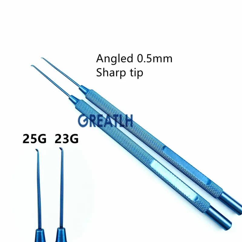 Ophthalmic Goniotomy knife Blades Titanium Angled 23G 25G eye tools
