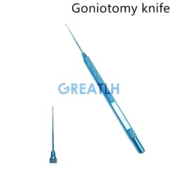 Ophthalmic Goniotomy knife Blades Titanium Angled 23G 25G eye tools