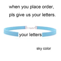 DIY Personalized Rhinestone Letter Custom Name Necklace Black Velvet Leather Choker Collar Neck Jewelry Friends Family Gifts