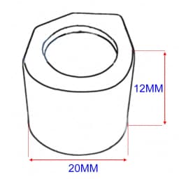 20x12 11G ~17G Variator Roller Polydon Weight Slider 250 300 400 YP250 Majesty APRILIA MBK Linhai J300 Scooter ATV Buggy