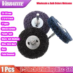 1Pcs 50-125mm Coral Grinding Disc for Angle Grinder Heavy-Duty Rust Paint Stripper Efficient Cleaning Tool for Metal Wood