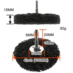 1Pcs 50-125mm Coral Grinding Disc for Angle Grinder Heavy-Duty Rust Paint Stripper Efficient Cleaning Tool for Metal Wood