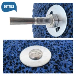 1Pcs 50-125mm Coral Grinding Disc for Angle Grinder Heavy-Duty Rust Paint Stripper Efficient Cleaning Tool for Metal Wood