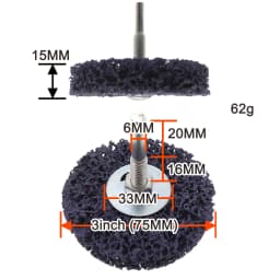 1Pcs 50-125mm Coral Grinding Disc for Angle Grinder Heavy-Duty Rust Paint Stripper Efficient Cleaning Tool for Metal Wood