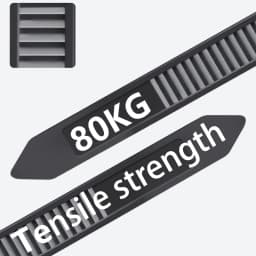 ZYCN 100Pcs Width 9MMx 400/500/600/1200 Self-Locking Nylon Cable Ties Plastic Extra-Large Thickening Heavy Duty
