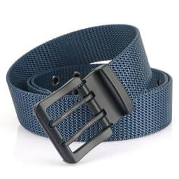 MEDYLA Fashion Classic Canvas Belt Men Metal Double Pin Buckle Casual Strap Belt for Men High Quality Strap MN3008