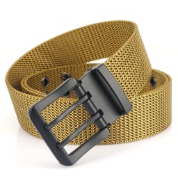 MEDYLA Fashion Classic Canvas Belt Men Metal Double Pin Buckle Casual Strap Belt for Men High Quality Strap MN3008