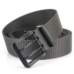 MEDYLA Fashion Classic Canvas Belt Men Metal Double Pin Buckle Casual Strap Belt for Men High Quality Strap MN3008
