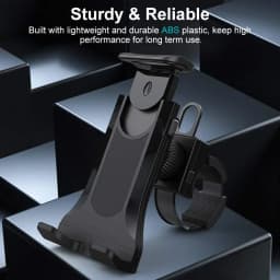 Universal Bike Treadmill Holder Stand for iPad Air 4 Pro Indoor Gym Handlebar Tablet Mount Holder for 4 to 11 inch Mobile Device