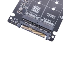 SSD Adapter M.2 SSD to U.2 Adapter M2 SATA NVMe Key B/M NGFF SSD to PCI-e U2 SFF-8639 Conversion Adapter PCIe M2 for PC Computer