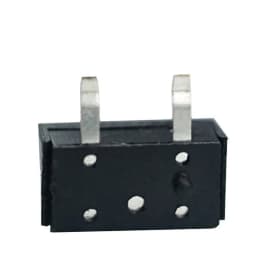 10pcs/lot black small/micro switch camera switch reset detection stroke limit miniature 2-foot straight foot mini Mouse switch