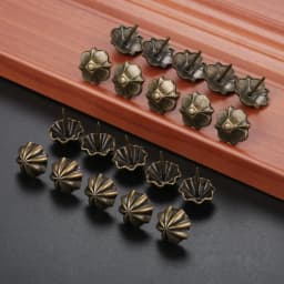 10Pcs 20*22mm Umbrella/Four-leaf Clover Upholstery Nails Jewelry Wood Box Sofa Furniture Decorative Tacks Studs Pushpin Doornail