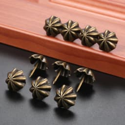 10Pcs 20*22mm Umbrella/Four-leaf Clover Upholstery Nails Jewelry Wood Box Sofa Furniture Decorative Tacks Studs Pushpin Doornail