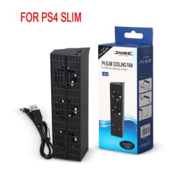For Sony PS4 Pro Slim Playstation Play Station PS 4 Cooler Cooling Fan DC 5V Game Console USB Kit Controller Support Control Fan