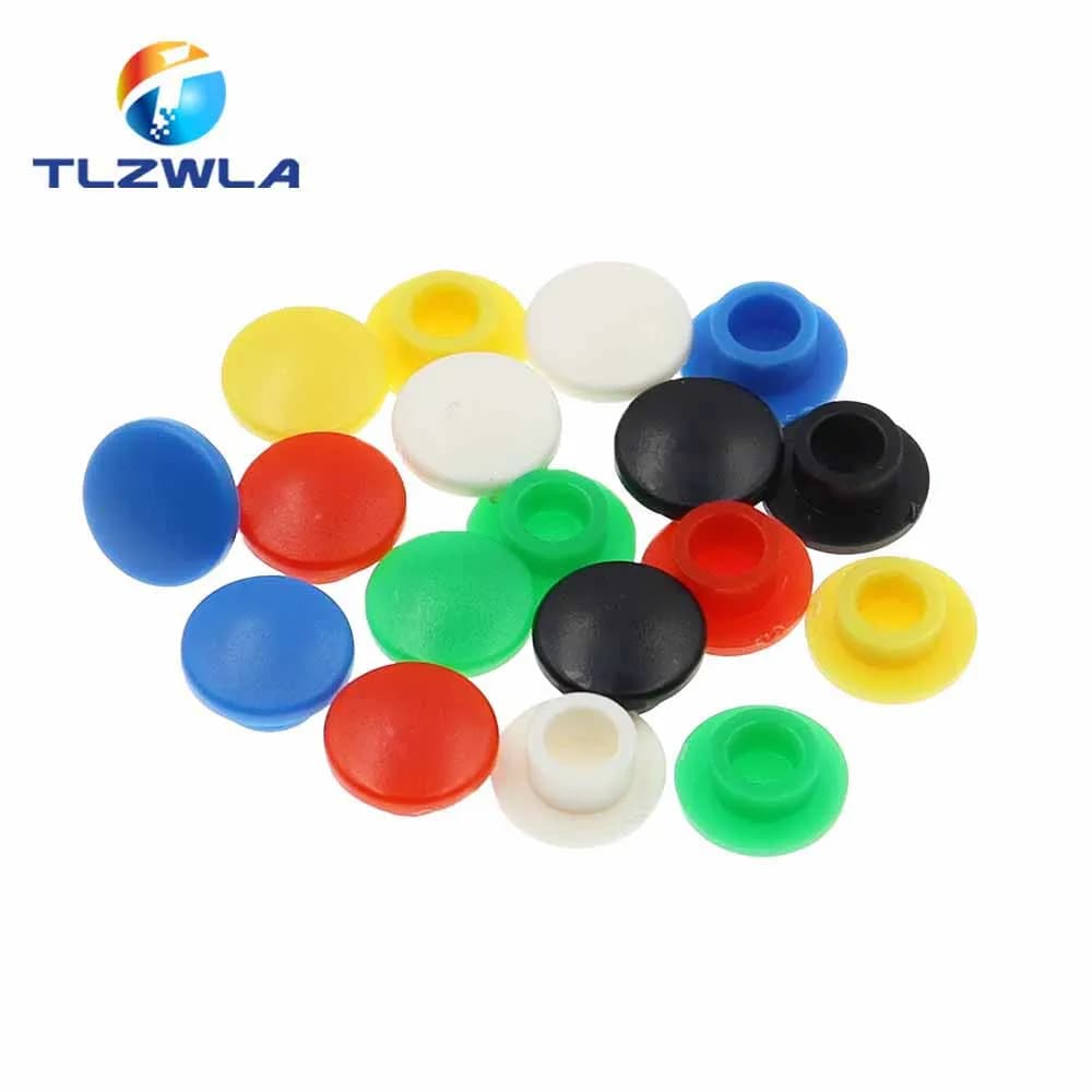 100Pcs Tactile Push Button Cap A29 Switch Button Hat Diameter 8mm Inner Hole id 3.1/3.2/3.4mm For 6 * 6 mm Tact Micro Switch