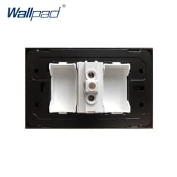 Italian Chile Socket Wallpad Luxury Tempered Glass Panel Electric Wall Power Socket Electrical Outlets For Home 16A AC 110-250V