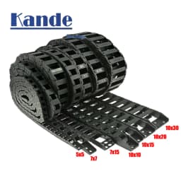 Cable Drag 5x5 7x7 10x10 10x15 10x20 10x30 L1000mm Chain Wire Carrier with End Connectors for CNC 3D Printer Engraving Voron