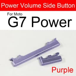 Set Side Power Key + Volume Button For Motorola Moto G8 G7 G6 Plus Play G7 Power G8 Power Lite Buttton Key Replacement Parts