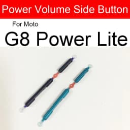 Set Side Power Key + Volume Button For Motorola Moto G8 G7 G6 Plus Play G7 Power G8 Power Lite Buttton Key Replacement Parts