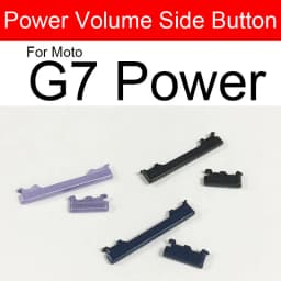 Set Side Power Key + Volume Button For Motorola Moto G8 G7 G6 Plus Play G7 Power G8 Power Lite Buttton Key Replacement Parts
