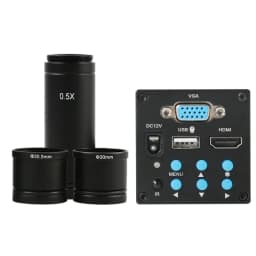 4K 2K 48MP 1080P 55MP HDMI USB Electronic Eyepiece Video Microscope Camera Mounting Size 23.2mm With Ring Adapters 30mm 30.5mm