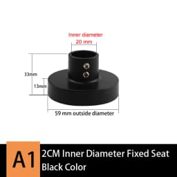 Bathroom Shower Lift Rod Fixed Base/Lift Pipe Bracket/Extended Lengthened Wall Distance Repair Accessories