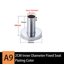 Bathroom Shower Lift Rod Fixed Base/Lift Pipe Bracket/Extended Lengthened Wall Distance Repair Accessories